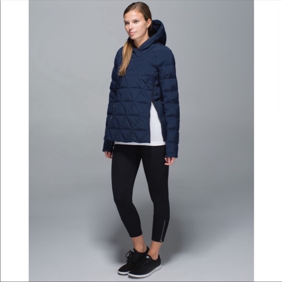 Lululemon Blue Fluffed Up Pullover Jacket - Picture 3 of 15